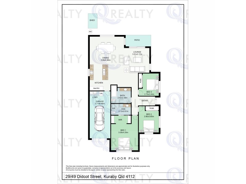 29/49 Didcot Street, Kuraby QLD 4112 Floorplan