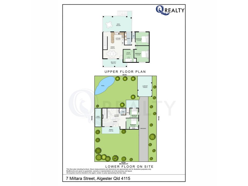 7 Miltara Street, Algester QLD 4115 Floorplan