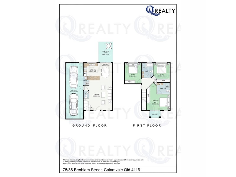 75/36 Benhiam Street, Calamvale QLD 4116 Floorplan
