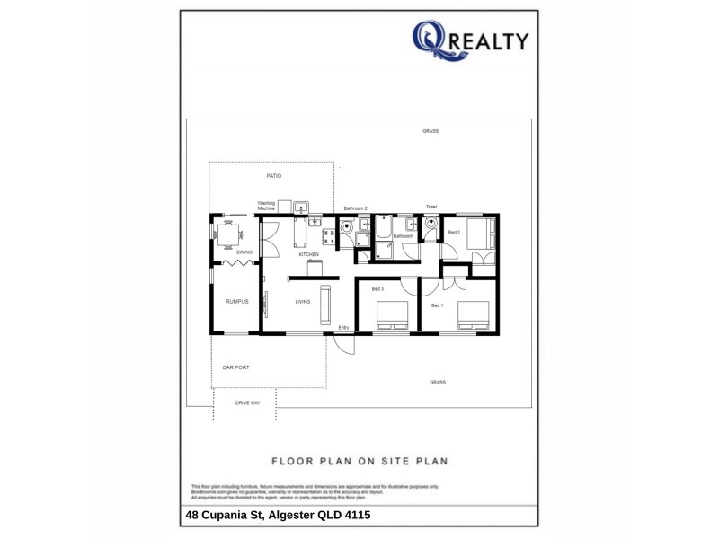 48 Cupania Street, Algester QLD 4115 Floorplan