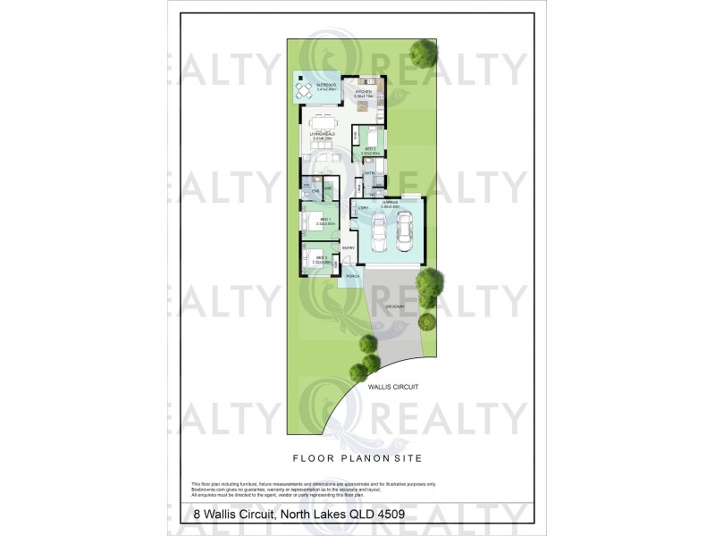 8 Wallis Circuit, North Lakes QLD 4509 Floorplan