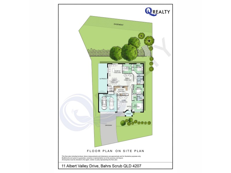 11 Albert Valley Drive, Bahrs Scrub QLD 4207 Floorplan