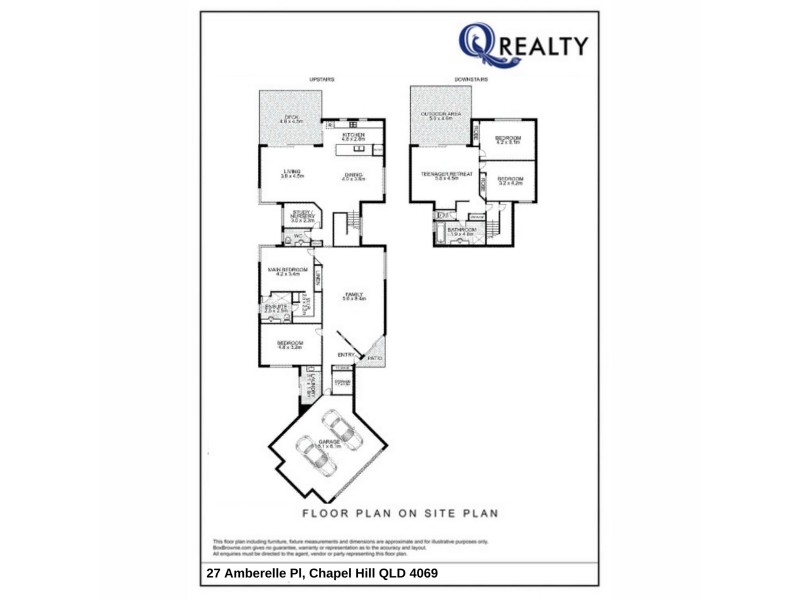 27 Amberelle Place, Chapel Hill QLD 4069 Floorplan