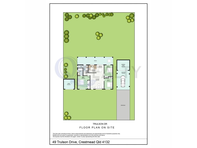 49 Trulson Drive, Crestmead QLD 4132 Floorplan