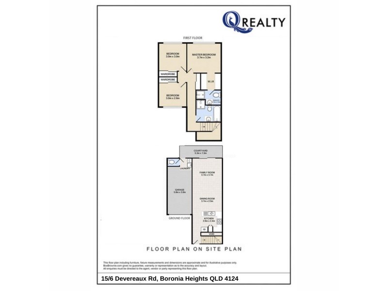 15/6 Devereaux Road, Boronia Heights QLD 4124 Floorplan