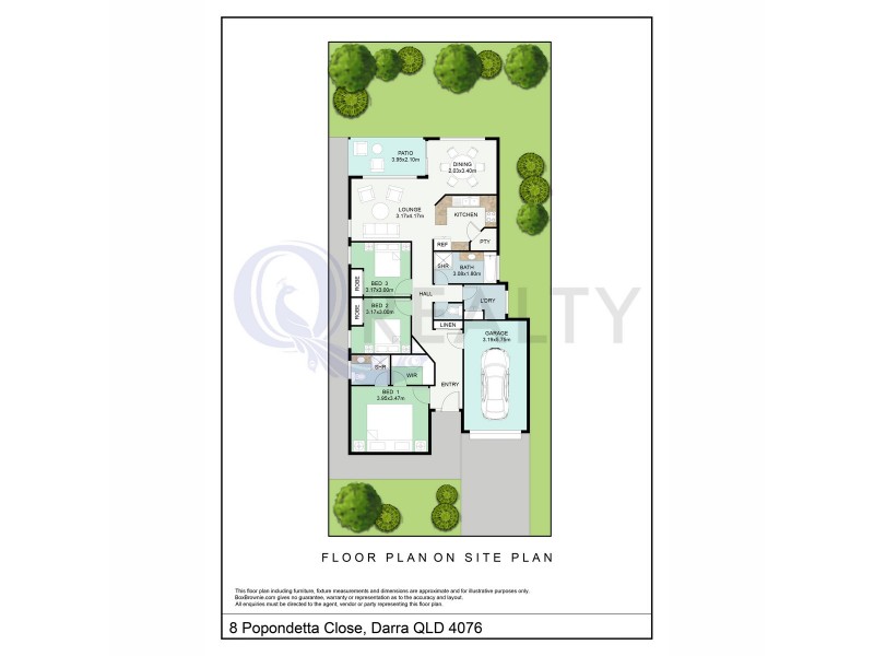 8 Popondetta Close, Darra QLD 4076 Floorplan