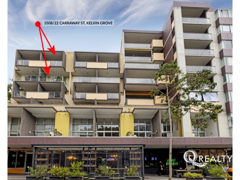 3508/22 Carraway Street, Kelvin Grove QLD 4059