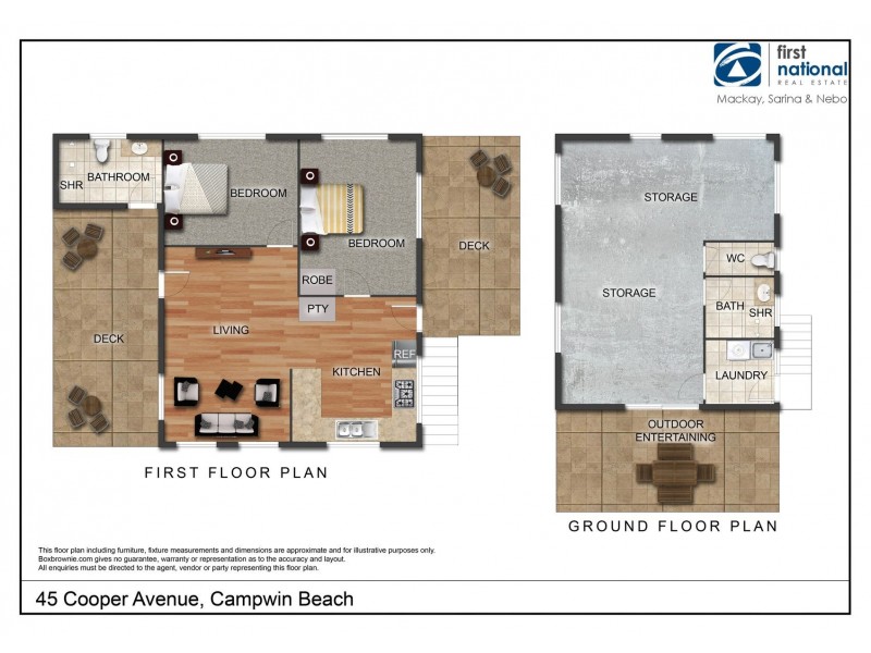 45 Cooper Avenue, Campwin Beach QLD 4737 Floorplan