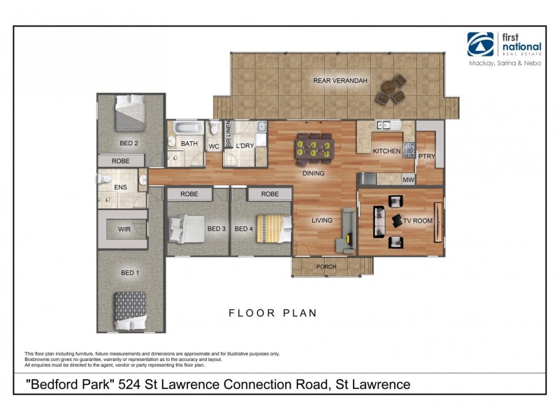 524 St Lawrence Connection Road, St Lawrence QLD 4707 Floorplan
