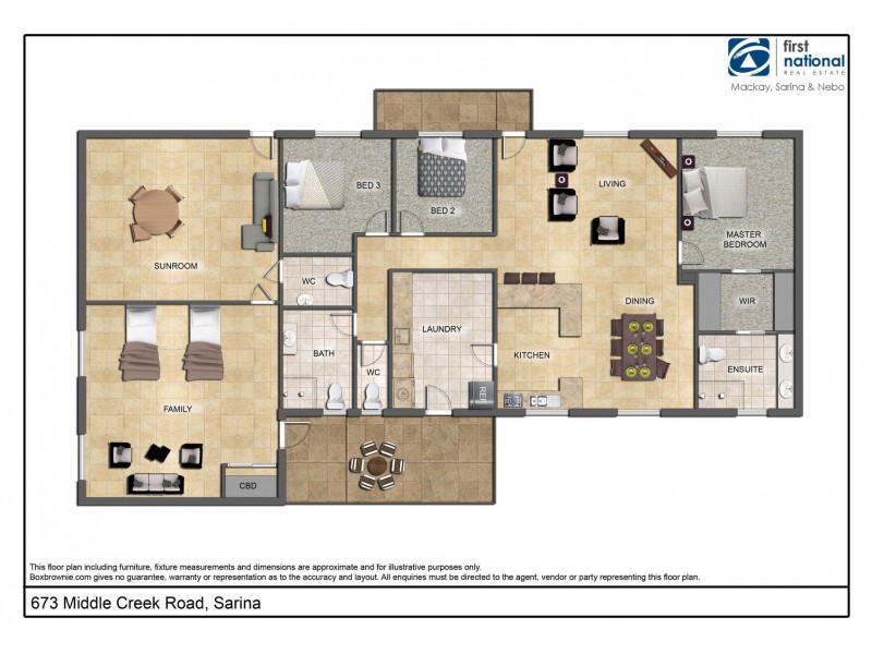 673 Middle Creek Road, Sarina QLD 4737 Floorplan