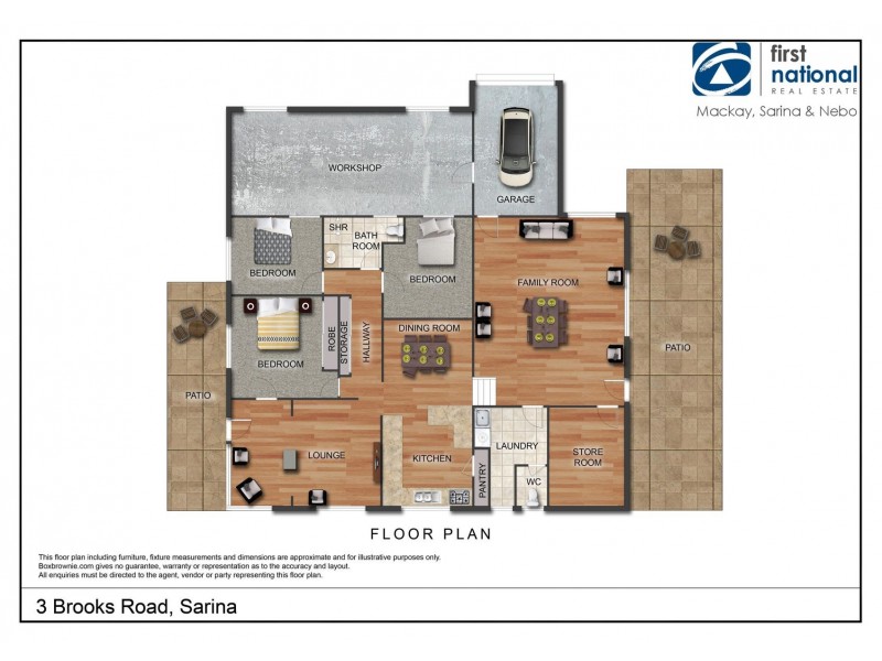 3 Brooks Road, Sarina QLD 4737 Floorplan
