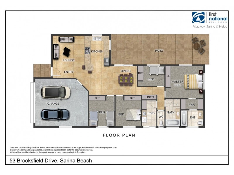 53 Brooksfield Drive, Sarina Beach QLD 4737 Floorplan