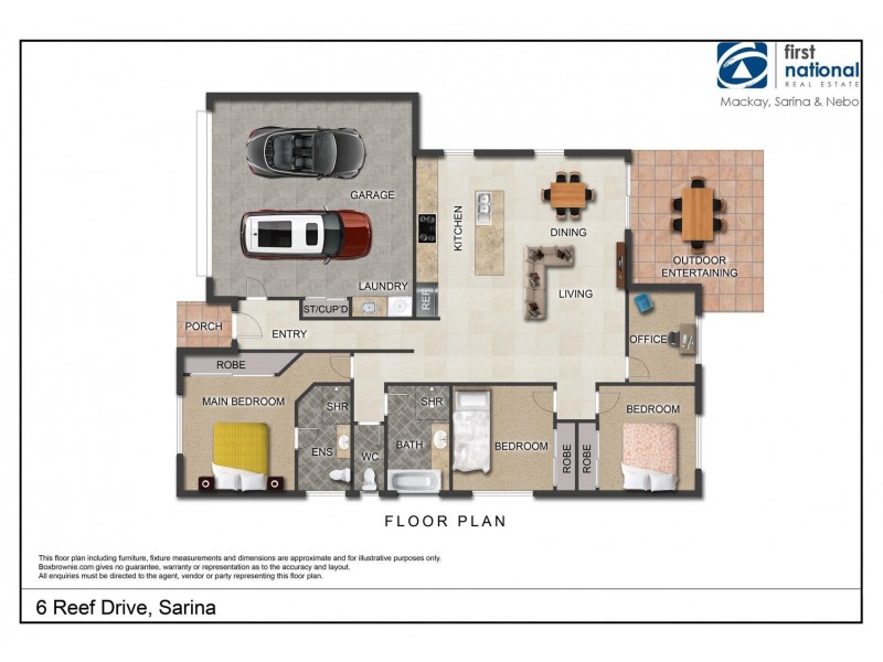 6 Reef Drive, Sarina QLD 4737 Floorplan