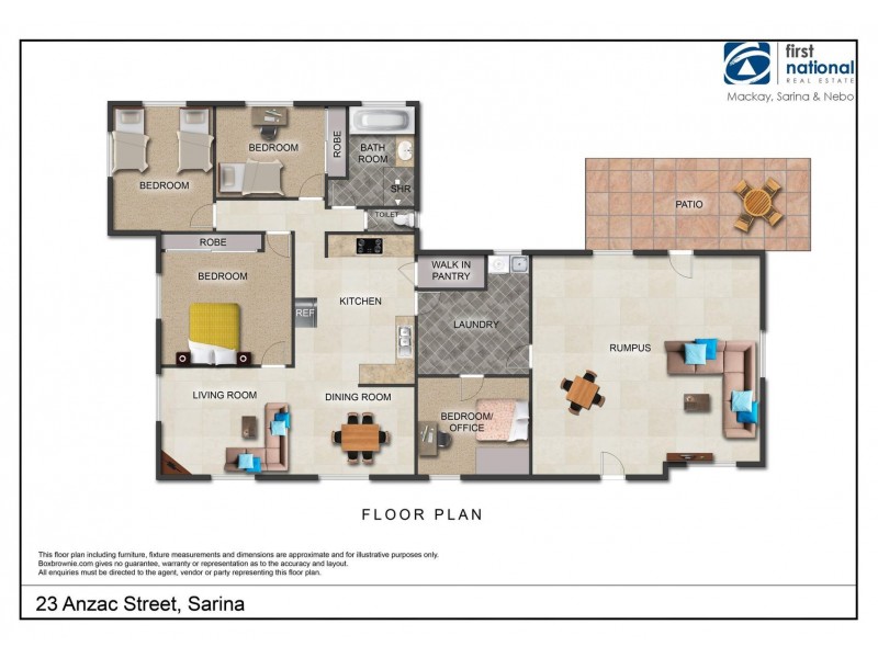 23 Anzac Street, Sarina QLD 4737 Floorplan