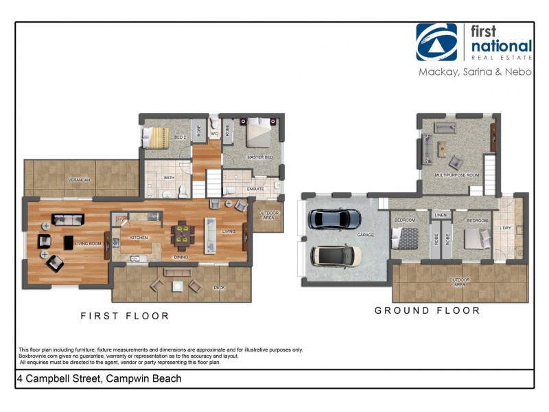 4 Campbell Street, Campwin Beach QLD 4737 Floorplan