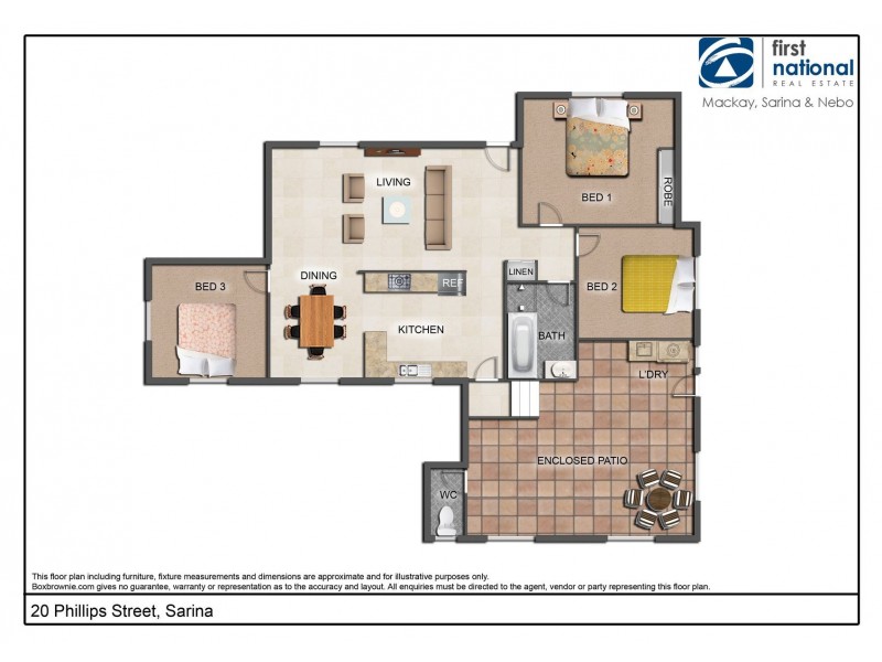 20 Phillips Street, Sarina QLD 4737 Floorplan