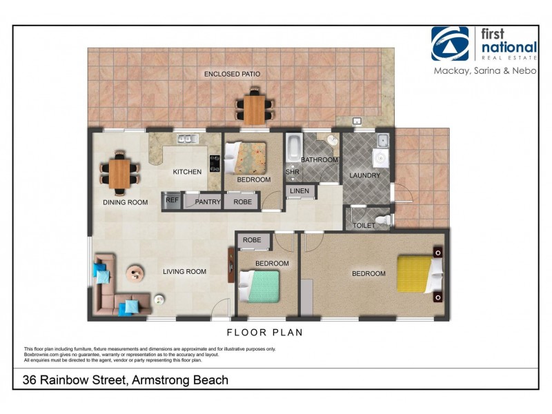 36 Rainbow Street, Armstrong Beach QLD 4737 Floorplan
