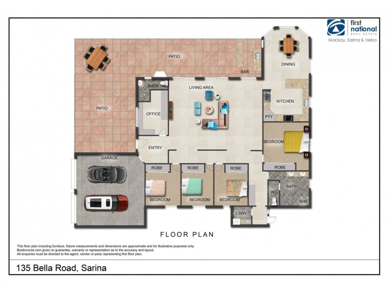 135 Bella Road, Sarina QLD 4737 Floorplan