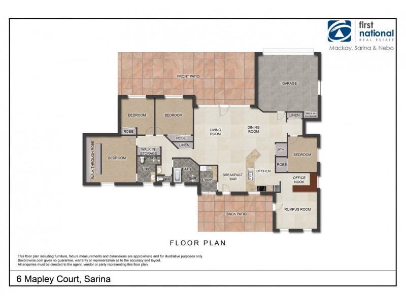 6 Mapley Court, Sarina QLD 4737 Floorplan