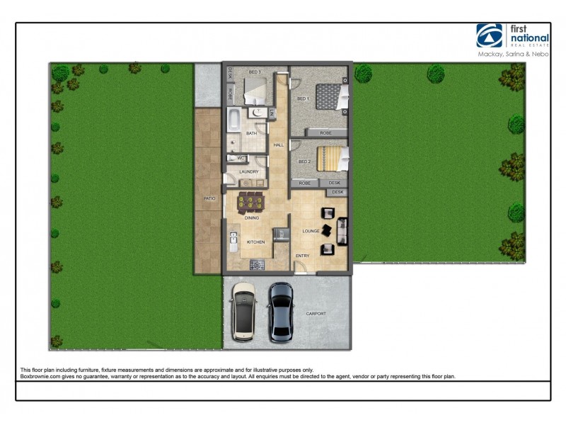 45 Mansfield Drive, Beaconsfield QLD 4740 Floorplan