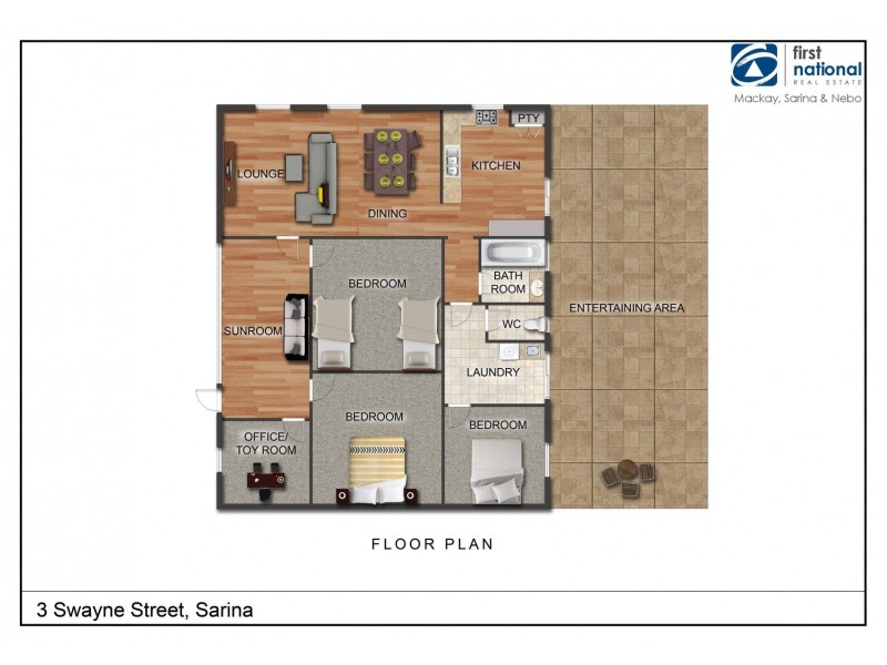 3 Swayne Street, Sarina QLD 4737 Floorplan