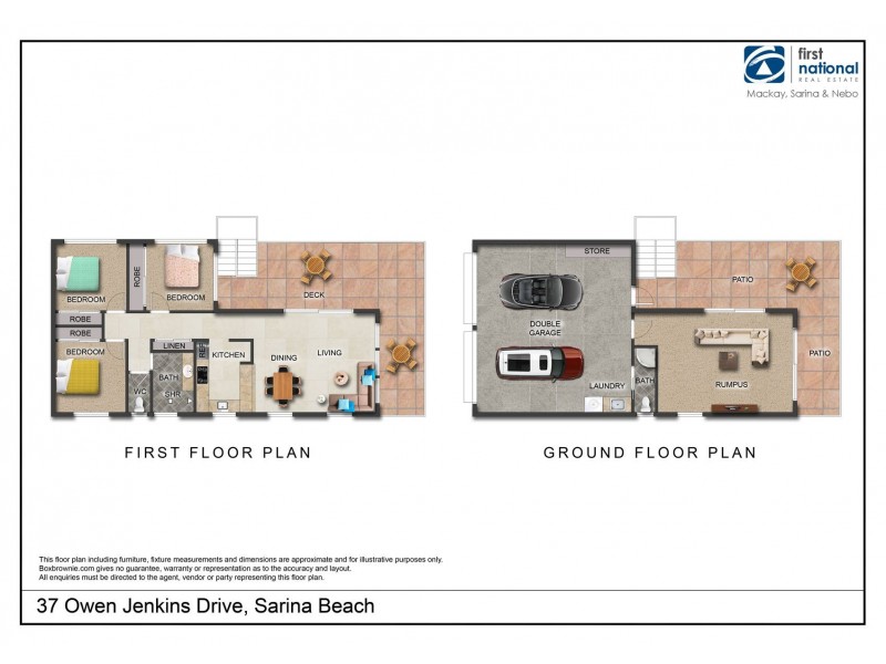 37 Owen Jenkins Drive, Sarina Beach QLD 4737 Floorplan