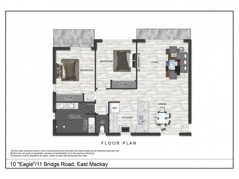10/11 Bridge Road, East Mackay QLD 4740 Floorplan