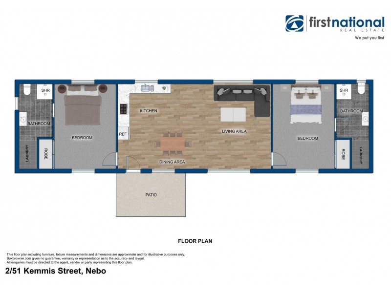 2/51 Kemmis Street, Nebo QLD 4742 Floorplan