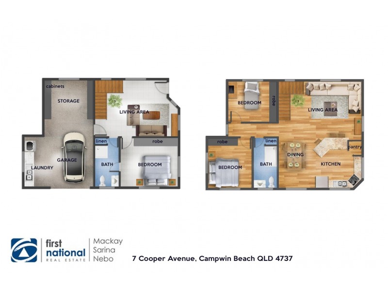 7 Cooper Avenue, Campwin Beach QLD 4737 Floorplan