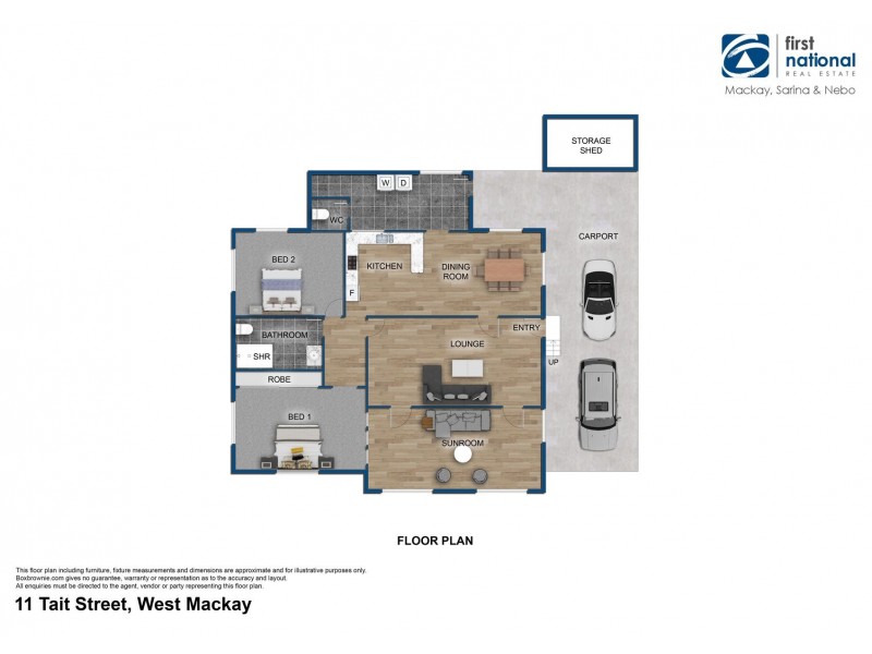 11 Tait Street, West Mackay QLD 4740 Floorplan