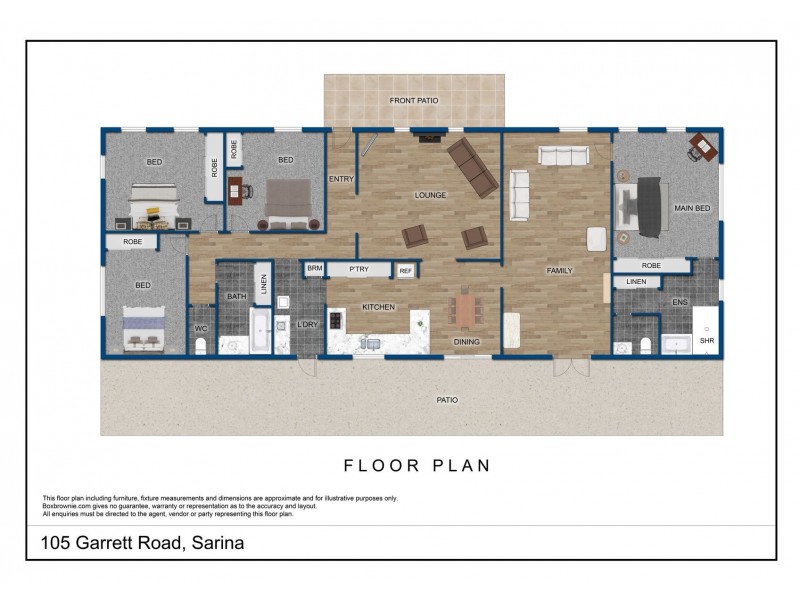 105 Garrett Road, Sarina QLD 4737 Floorplan