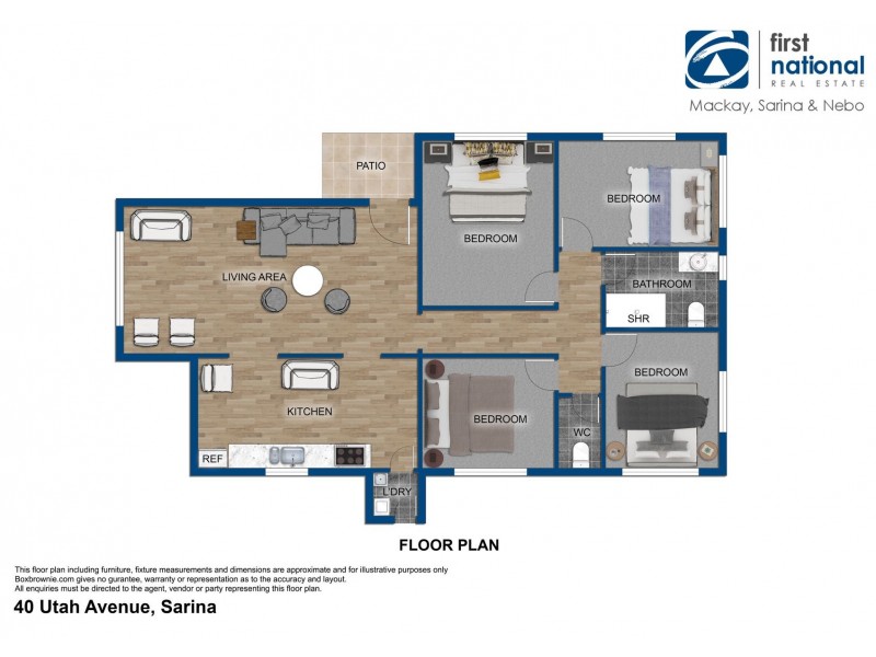 40 Utah Avenue, Sarina QLD 4737 Floorplan