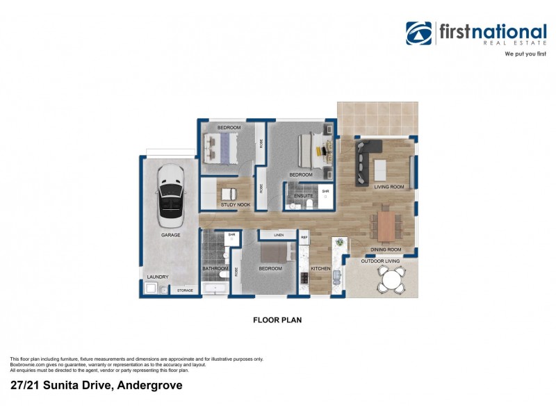 27/21 Sunita Drive, Andergrove QLD 4740 Floorplan