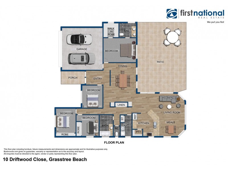 10 Driftwood Close, Grasstree Beach QLD 4740 Floorplan