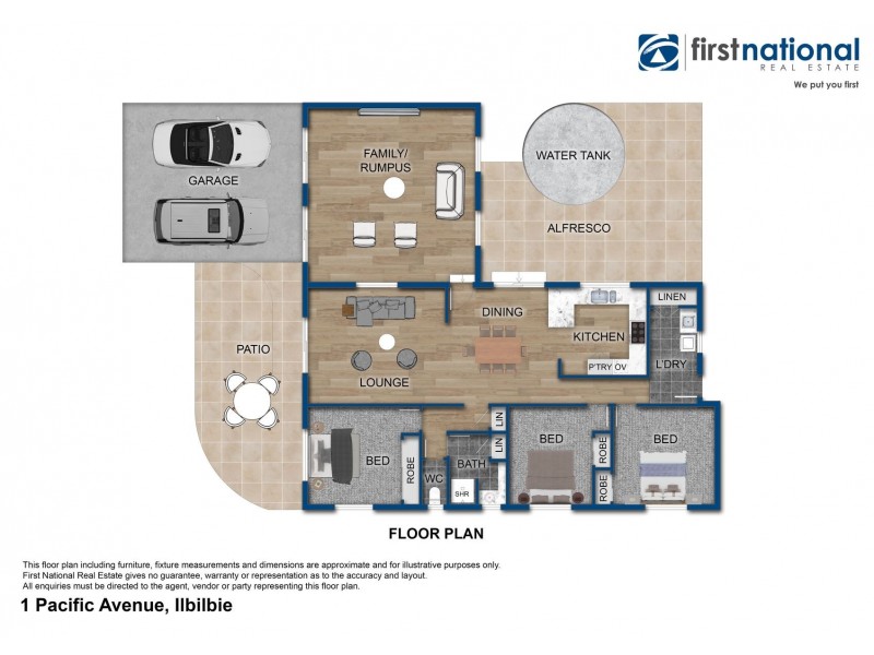 1 Pacific Avenue, Ilbilbie QLD 4738 Floorplan