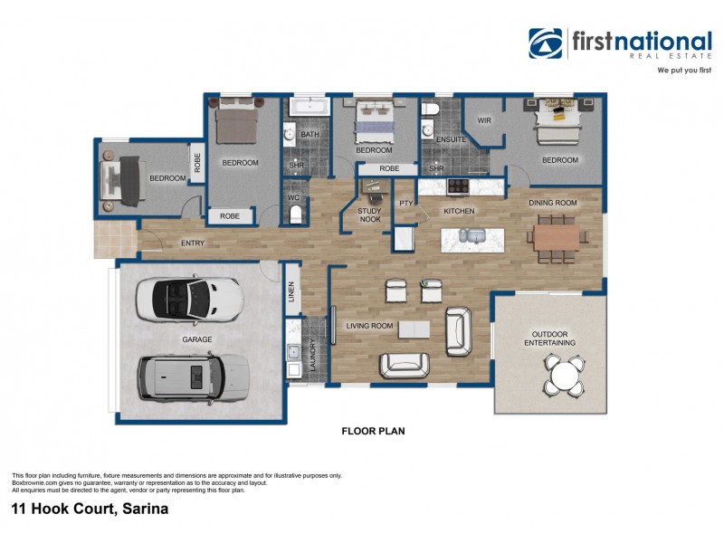 11 Hook Court, Sarina QLD 4737 Floorplan