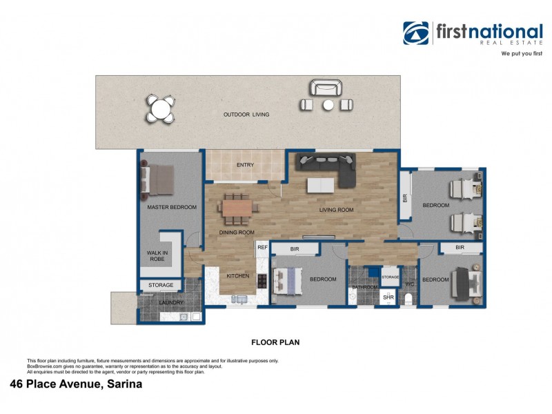 46 Place Avenue, Sarina QLD 4737 Floorplan
