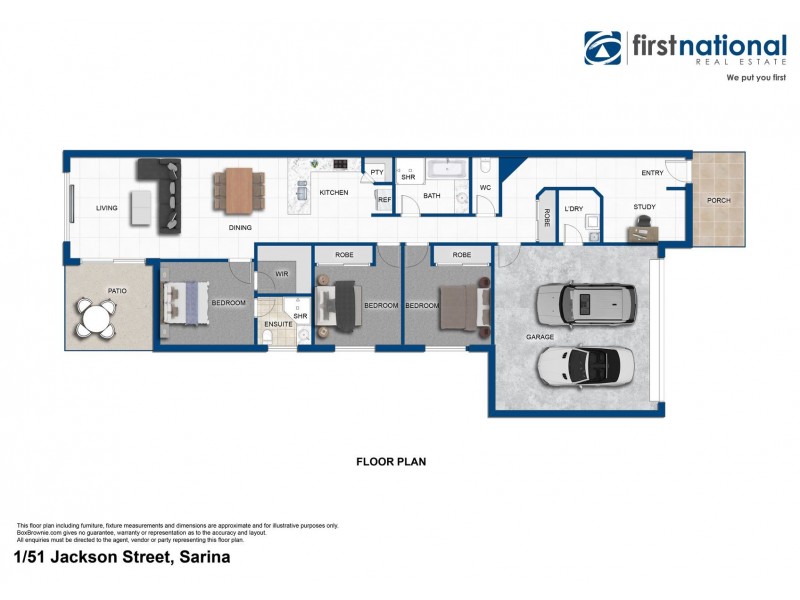 1/51 Jackson Street, Sarina QLD 4737 Floorplan