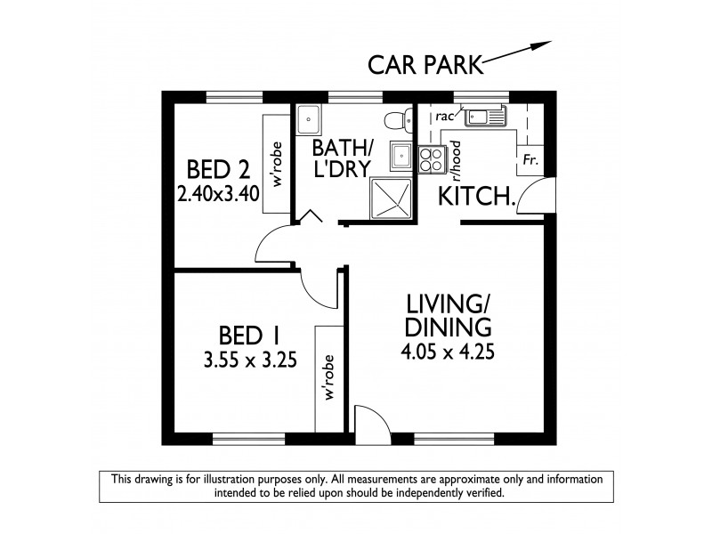 1/127 Anzac Highway, Kurralta Park SA 5037 Floorplan