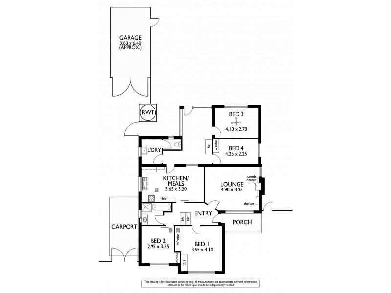 19 Netherby Avenue, Plympton SA 5038 Floorplan