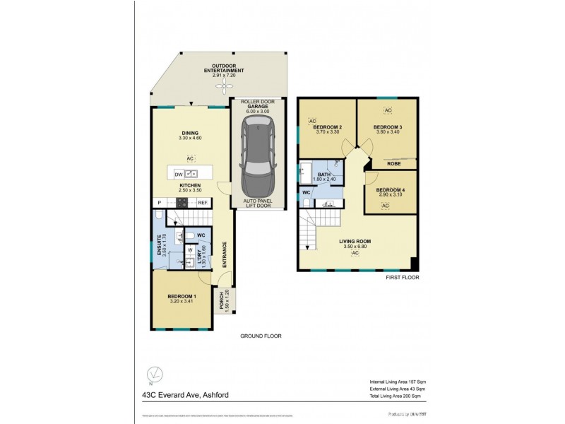 43c Everard Avenue, Ashford SA 5035 Floorplan