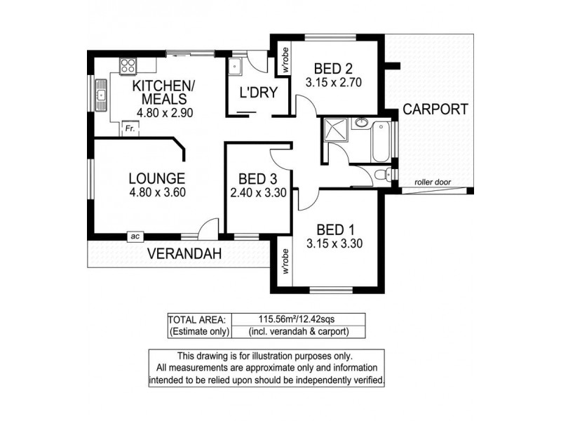 1/62 Farnham Road, Ashford SA 5035 Floorplan