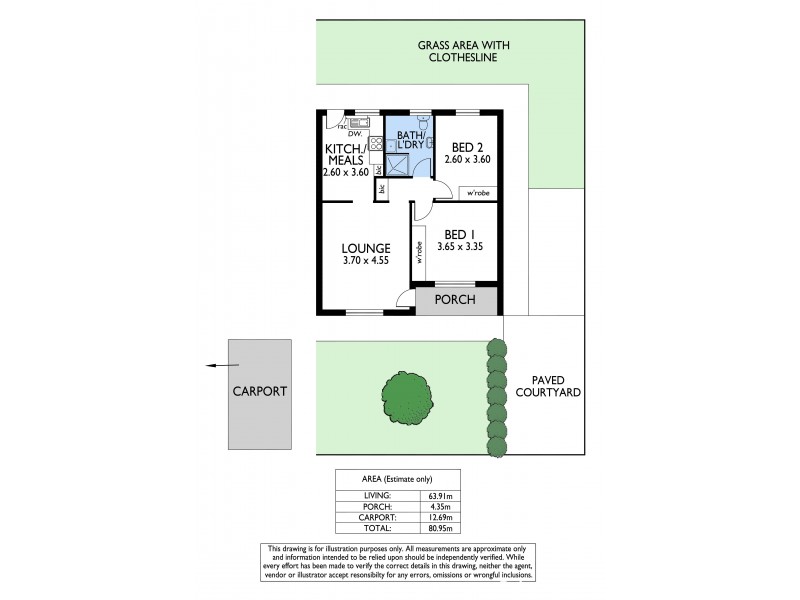 3/19 Oscar Street, Brooklyn Park SA 5032 Floorplan