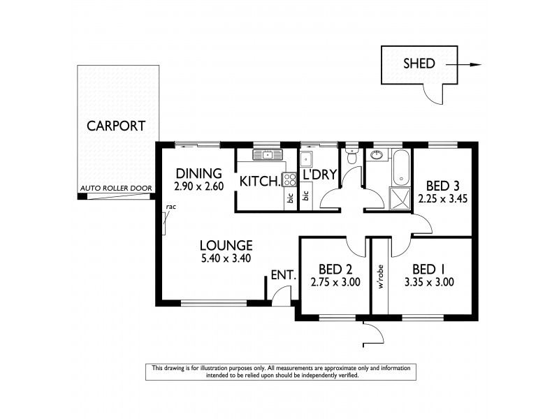 3/2A Allchurch Avenue, North Plympton SA 5037 Floorplan