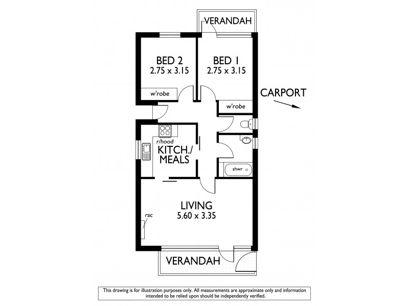 10/4 Shepherds Hill Road, Bedford Park SA 5042 Floorplan