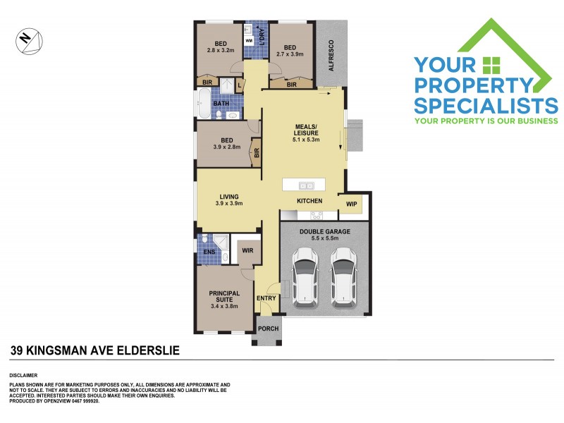 39 Kingsman Avenue, Elderslie NSW 2570 Floorplan
