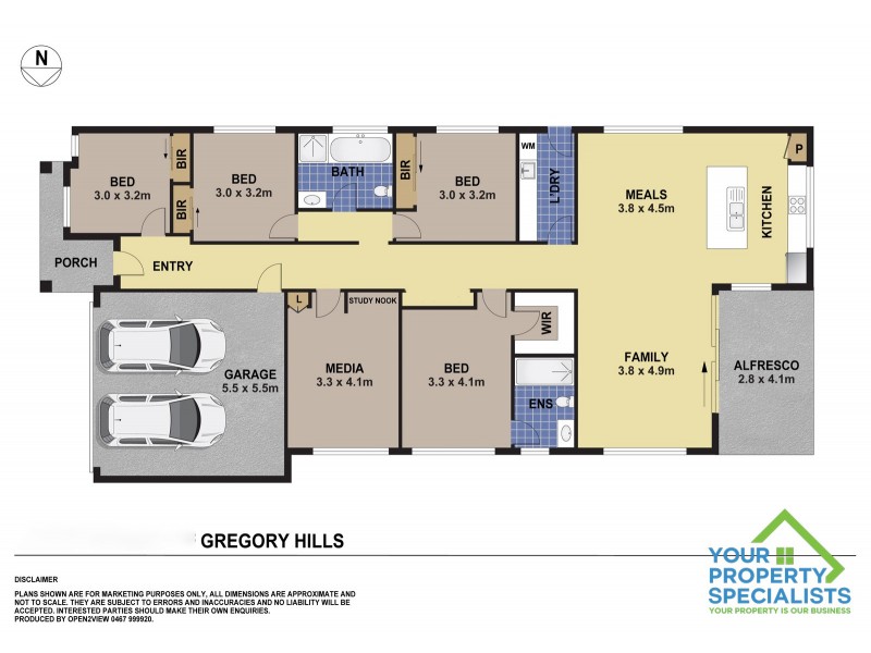 Gregory Hills NSW 2557 Floorplan