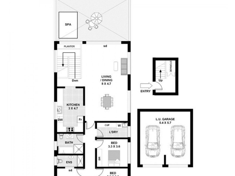 2/22 Battery Street, Coogee NSW 2034 Floorplan