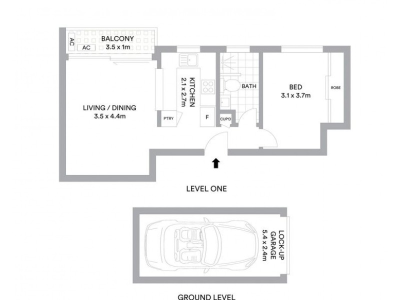 2/39 William St, Rose Bay NSW 2029 Floorplan