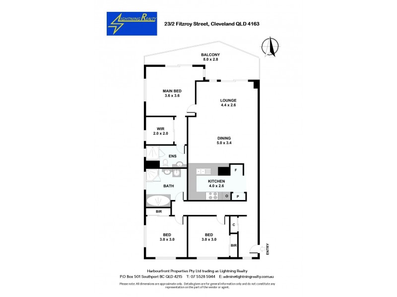 23/2 Fitzroy Street, Cleveland QLD 4163 Floorplan